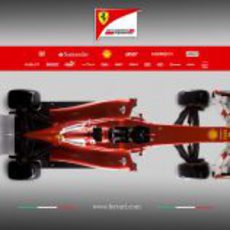 Ferrari F2012, vista superior