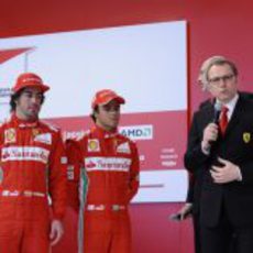 Stefano Domenicali habla en la presentación del F2012