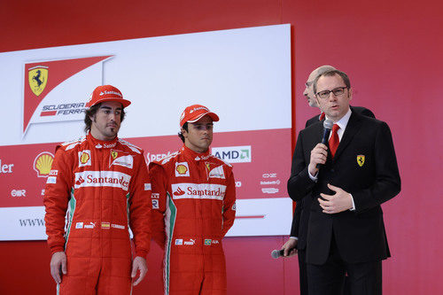 Stefano Domenicali habla en la presentación del F2012