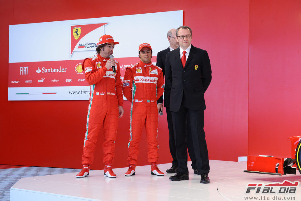 Fernando Alonso da su opinión sobre el F2012