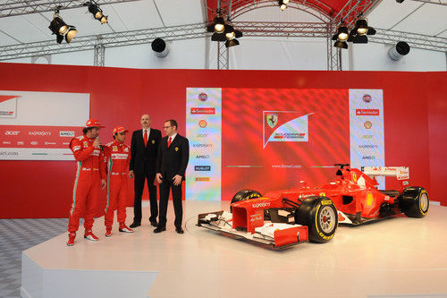 Presentación del Ferrari F2012