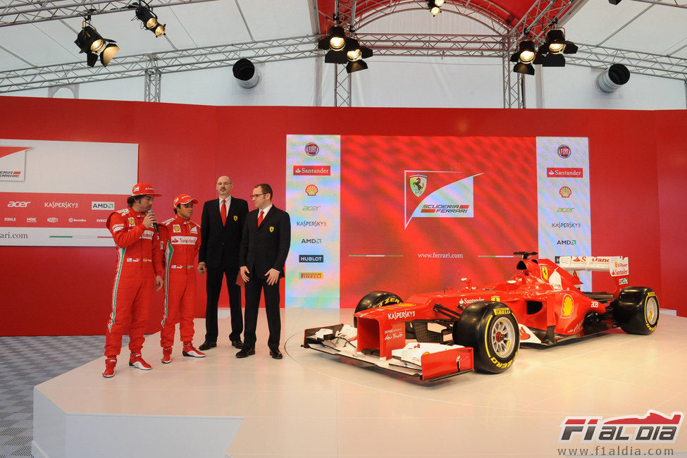 Presentación del Ferrari F2012