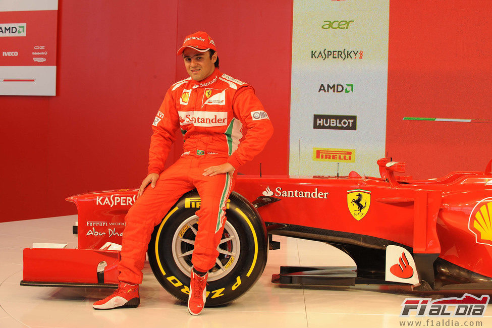 Felipe Massa y el Ferrari F2012
