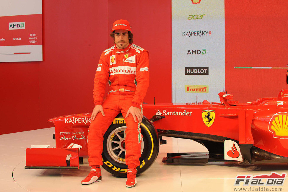 Fernando Alonso y el Ferrari F2012