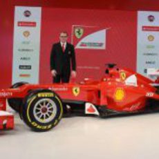 Stefano Domenicali y el Ferrari F2012