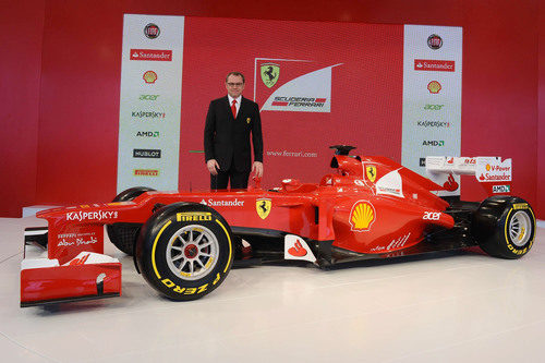 Stefano Domenicali y el Ferrari F2012