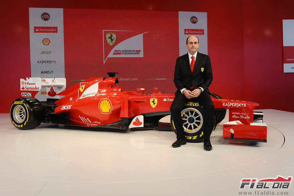 Luca Marmorini y el Ferrari F2012