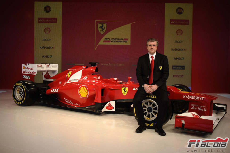 Pat Fry y el Ferrari F2012