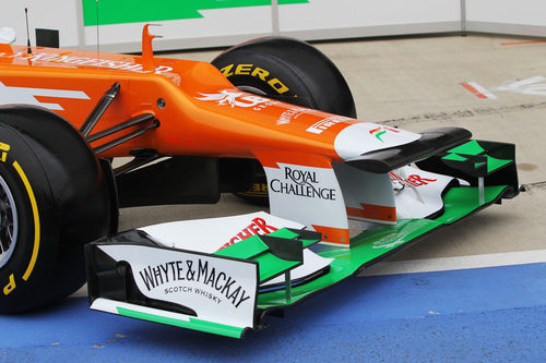 "Morro de martillo" en el Force India VJM05