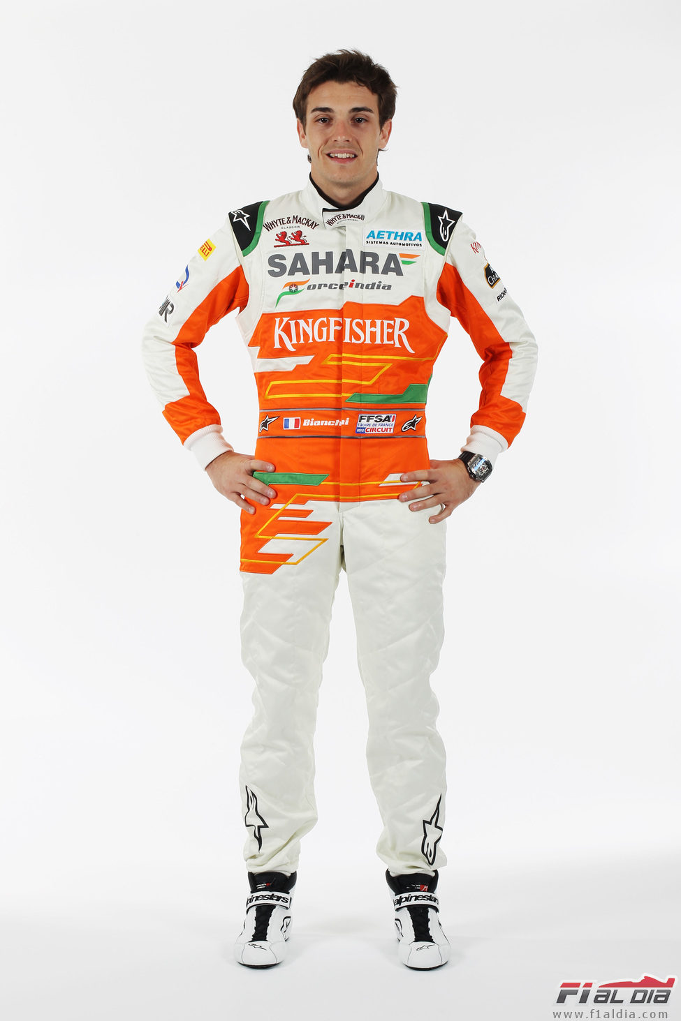 Jules Bianchi, piloto reserva de Force India para 2012