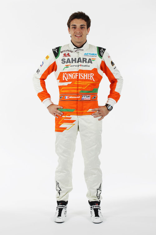 Jules Bianchi, piloto reserva de Force India para 2012