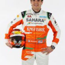 Jules Bianchi con los colores de Force India