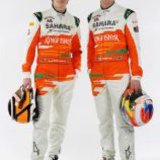 Nico Hülkenberg y Paul di Resta, pilotos de Force India para 2012
