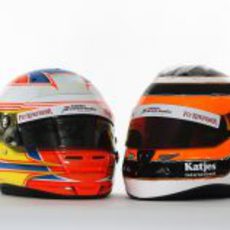 Cascos de Di Resta y Hülkenberg para 2012