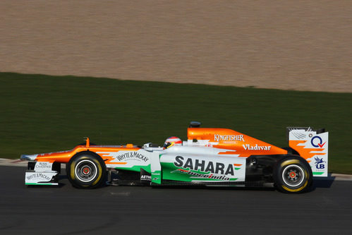 Paul di Resta en Silverstone con el VJM05