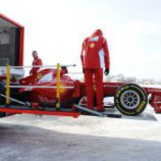 El Ferrari F2012 se marcha a Jerez