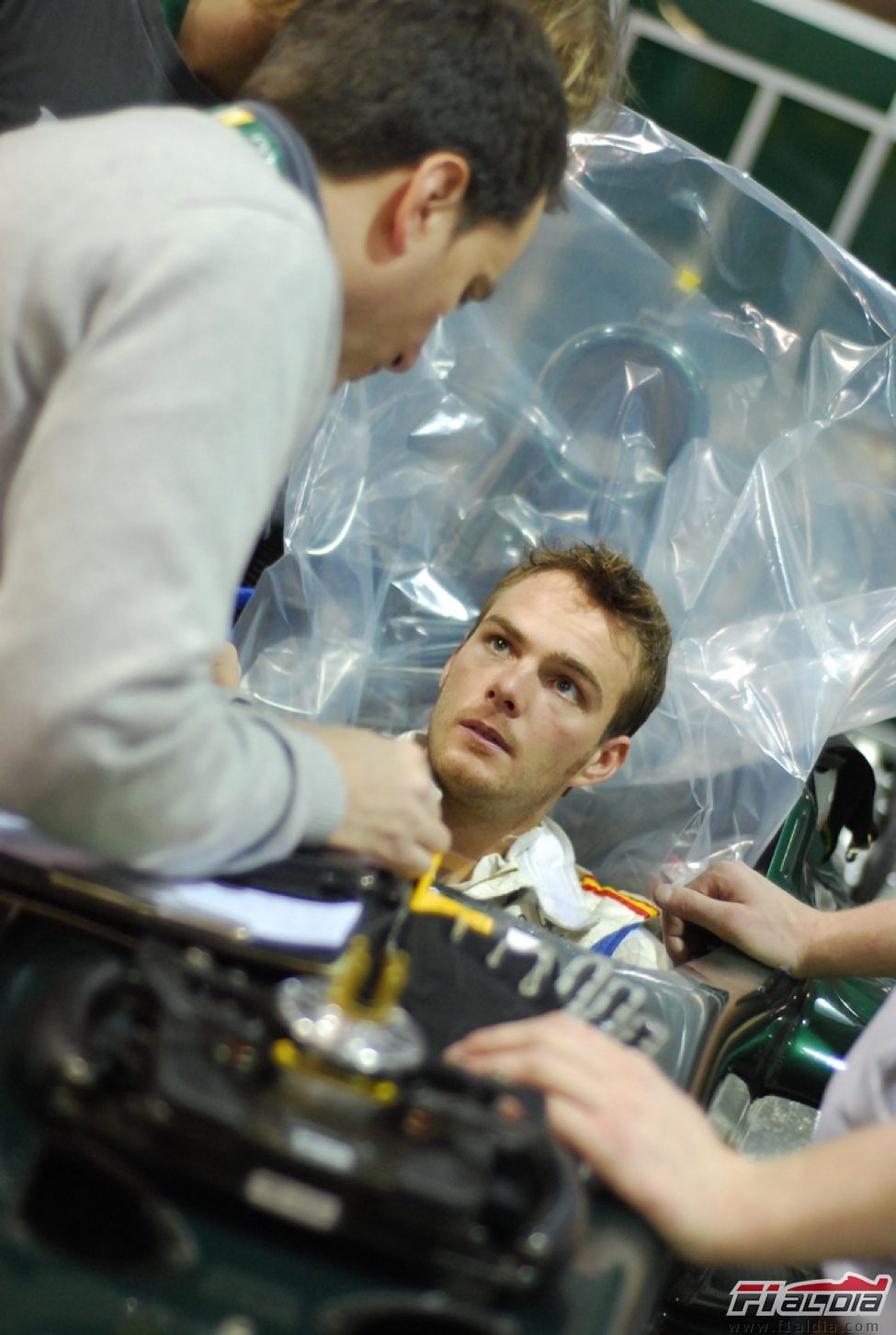 Giedo van der Garde se hace el asiento en Caterham