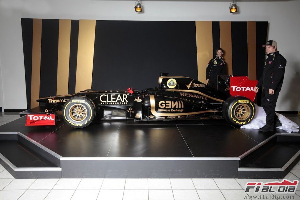 Grosjean y Räikkönen presentan el Lotus E20