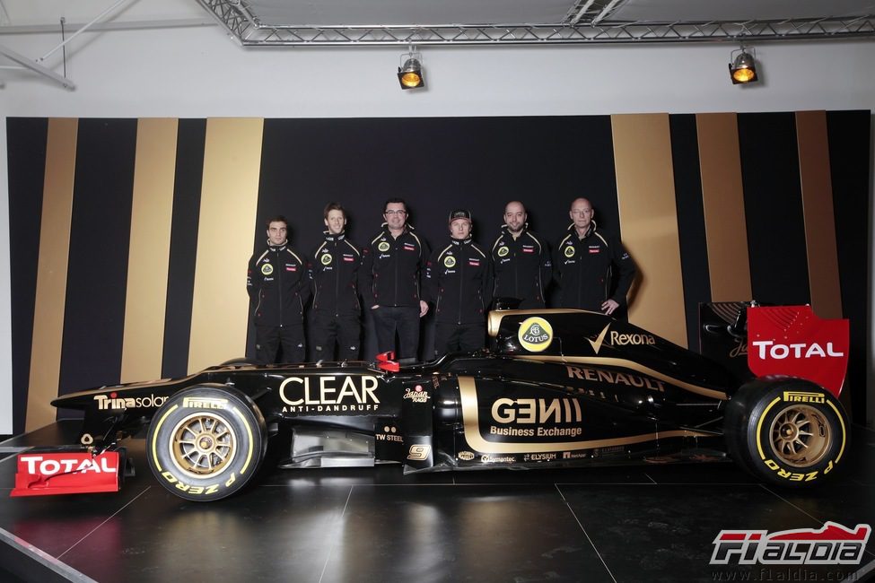 Los pilotos, los jefes de equipo y el Lotus E20