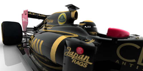 Recreación por ordenador del Lotus E20