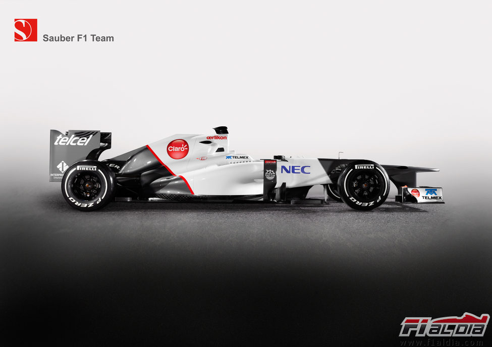 Sauber C31 (vista lateral)