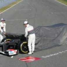 Sergio Pérez y Kamui Kobayashi desvelan en Sauber C31