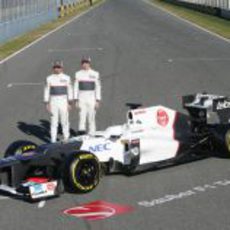 Kamui Kobayashi, Sergio Pérez y el Sauber C31