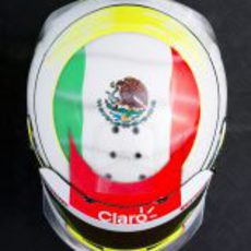 Casco de Sergio Pérez para 2012 (superior)