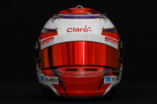 Casco de Kamui Kobayashi para 2012 (frontal)