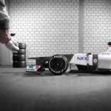 Nuevo Sauber C31 listo para correr