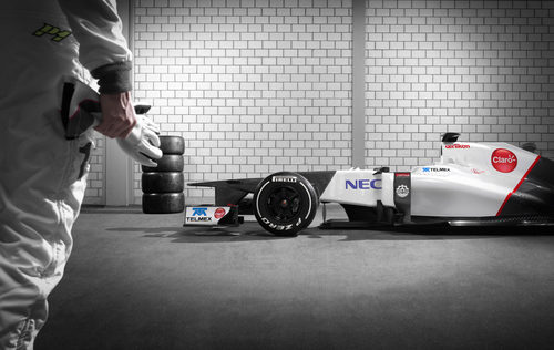 Nuevo Sauber C31 listo para correr