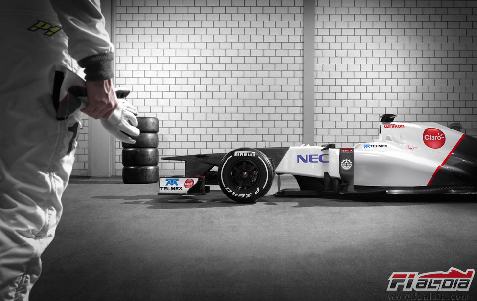 Nuevo Sauber C31 listo para correr