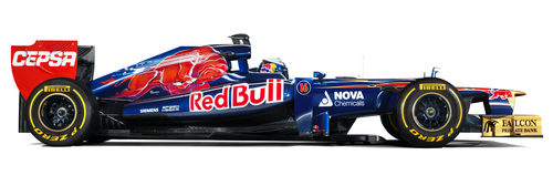 Toro Rosso STR7 (vista lateral)