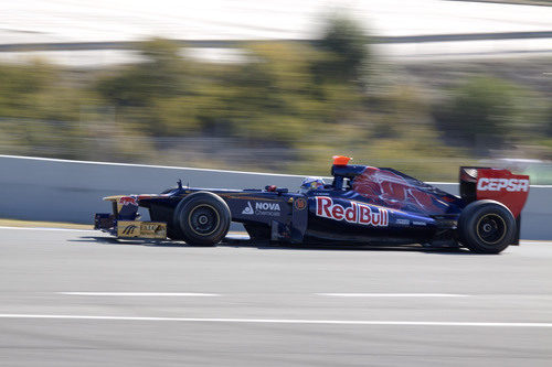 Daniel Ricciardo en el Toro Rosso en Jerez