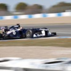 Pastor Maldonado con el Williams en Jerez