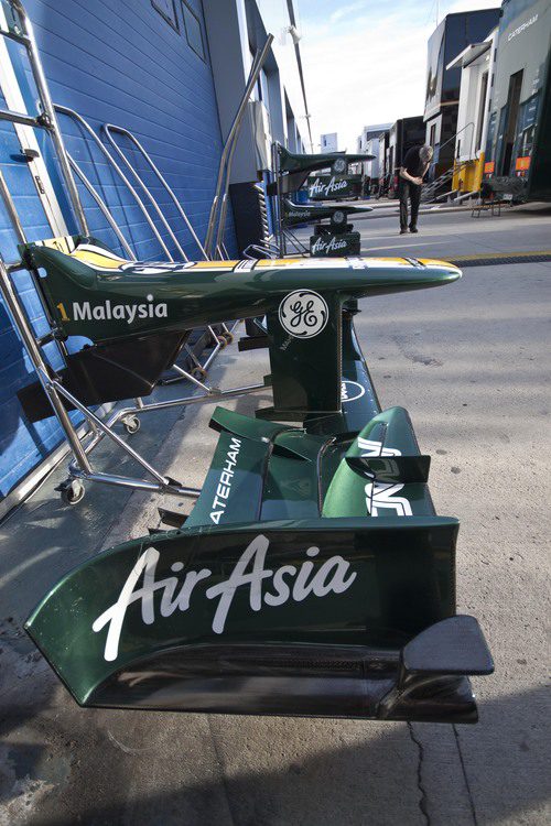 'Morro de pato' del Caterham CT01