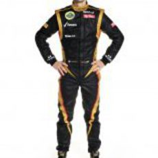 Romain Grosjean, con el mono de Lotus para 2012