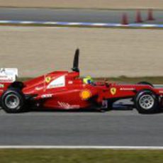 Escapes quemados en el Ferrari F2012