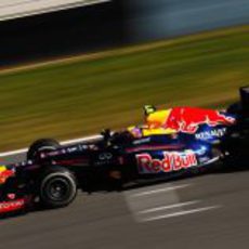 Webber a toda velocidad con el RB8