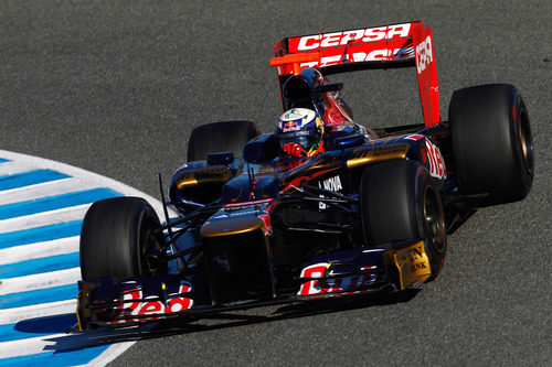 Ricciardo en Jerez con el STR7