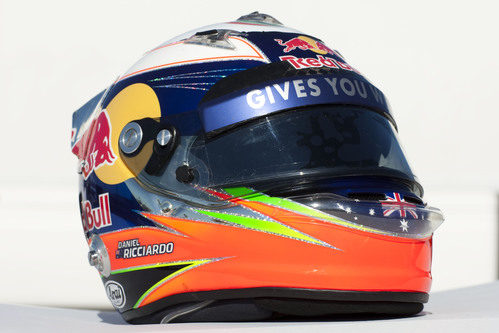 Casco de Daniel Ricciardo para 2012