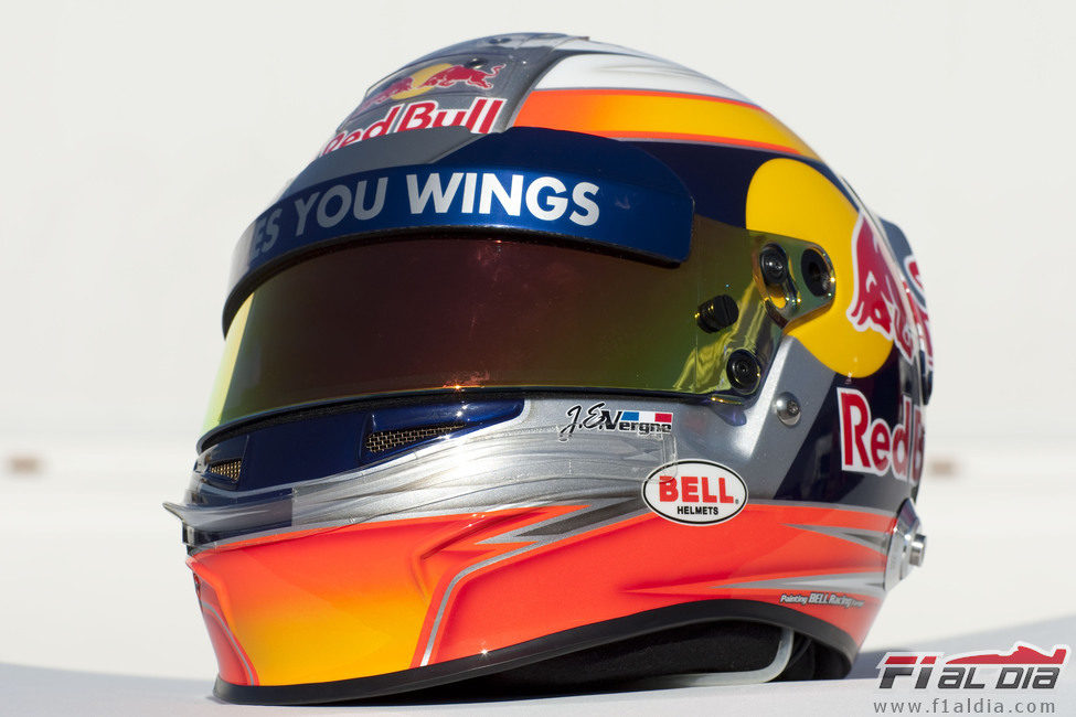 Casco de Jean-Eric Vergne para 2012