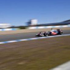 Jenson Button en Jerez con el McLaren