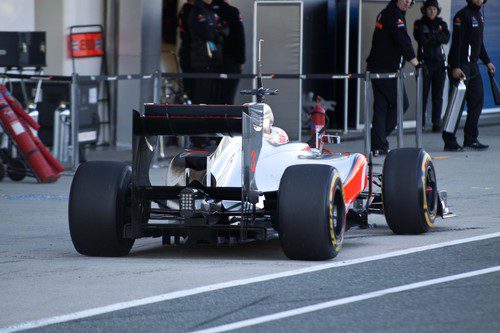 Trasera del McLaren MP4-27