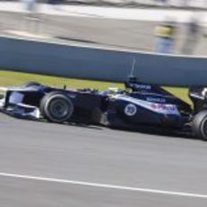 Bruno Senna en pista con el Williams