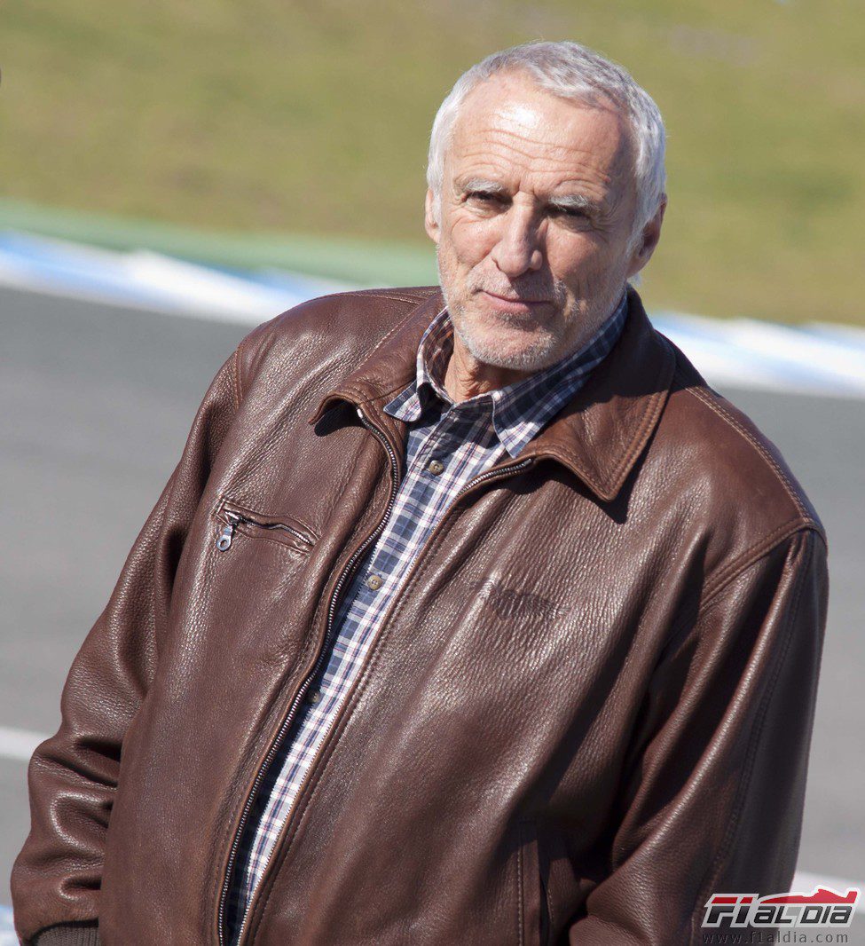 Dietrich Mateschitz, jefazo de Red Bull, en Jerez