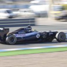 Bruno Senna en Jerez con el Williams