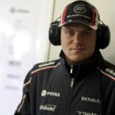 Valtteri Bottas en los test de Jerez