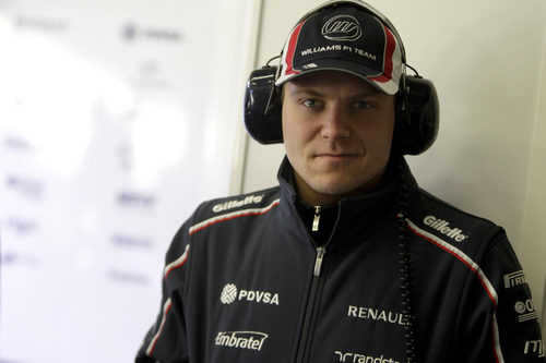 Valtteri Bottas en los test de Jerez