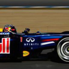 Vettel con el RB8 en Jerez